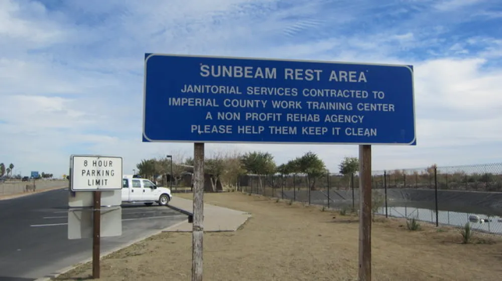 Sunbeam Rest Area Eastbound