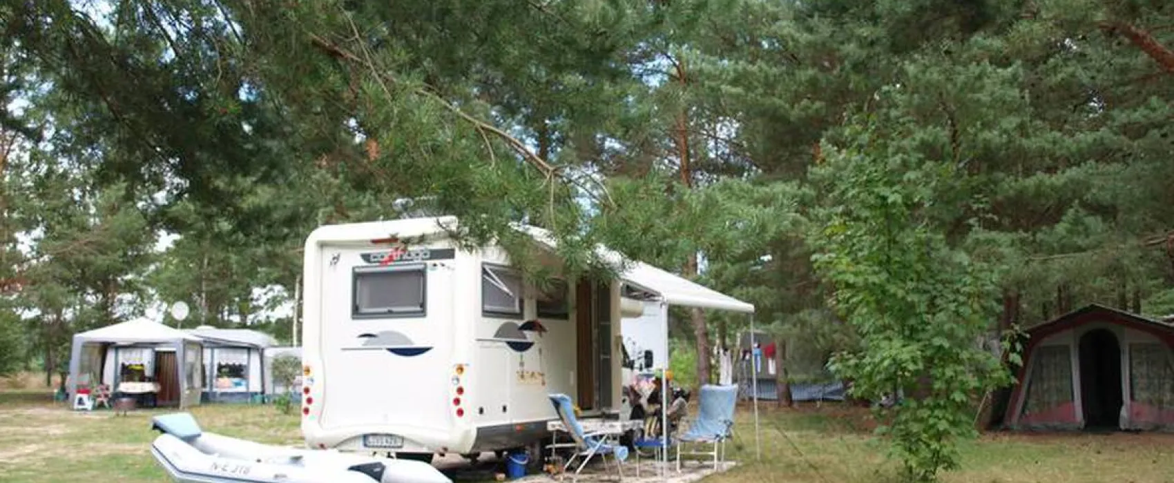 Wald- und Naturcampingplatz am Tonsee Süd