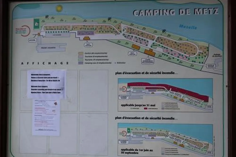 Terrain de Camping Municipal de Metz-Plage
