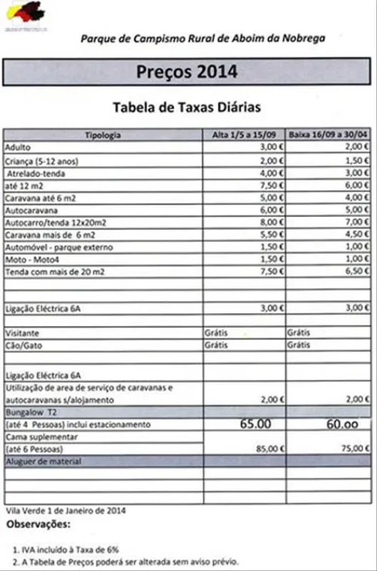 Camping rural de Aboim da Nóbrega