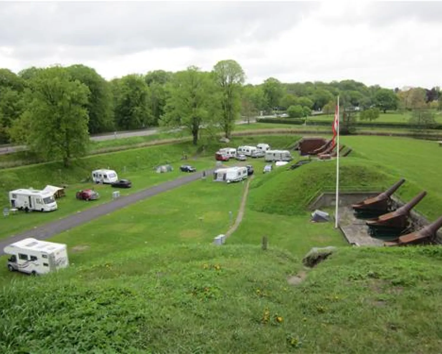Camping Charlottenlund Fort in Denmark - Spottocamp - Spottocamp