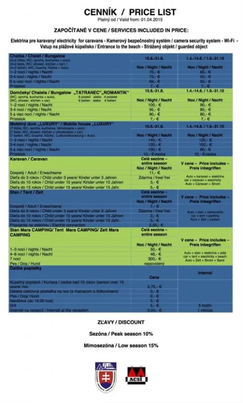Mara CAMPING / ATC Liptovsky Trnovec