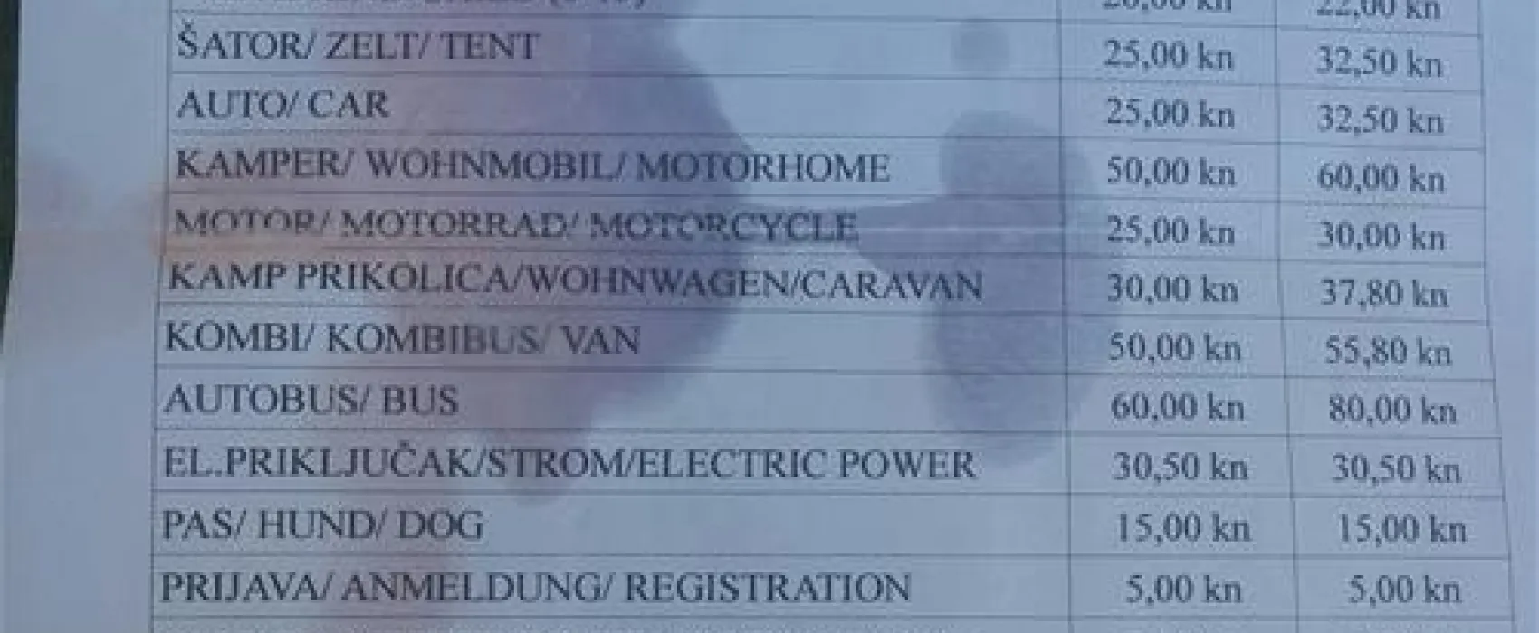 Camping Punta Povile