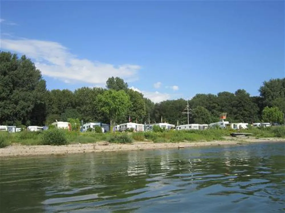 Campingplatz-Rheinblick