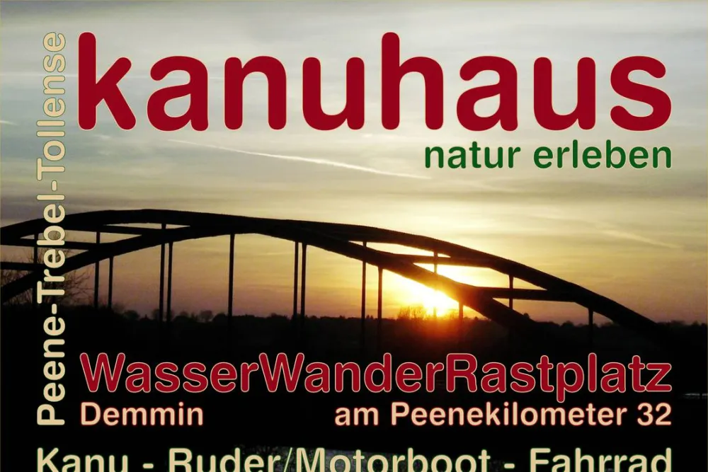 WasserWanderRastplatz kanuhaus Demmin