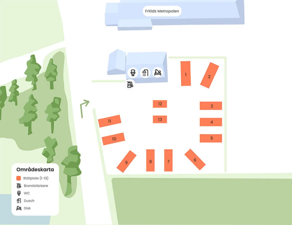 Ställplats Fritids Metropolen