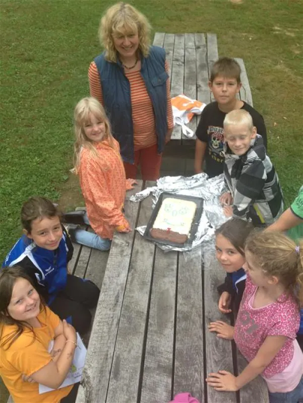 Camping im Eichenwald