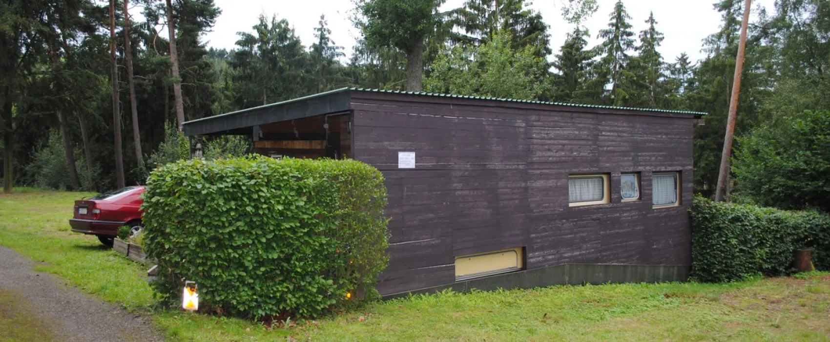 Camping im Eichenwald