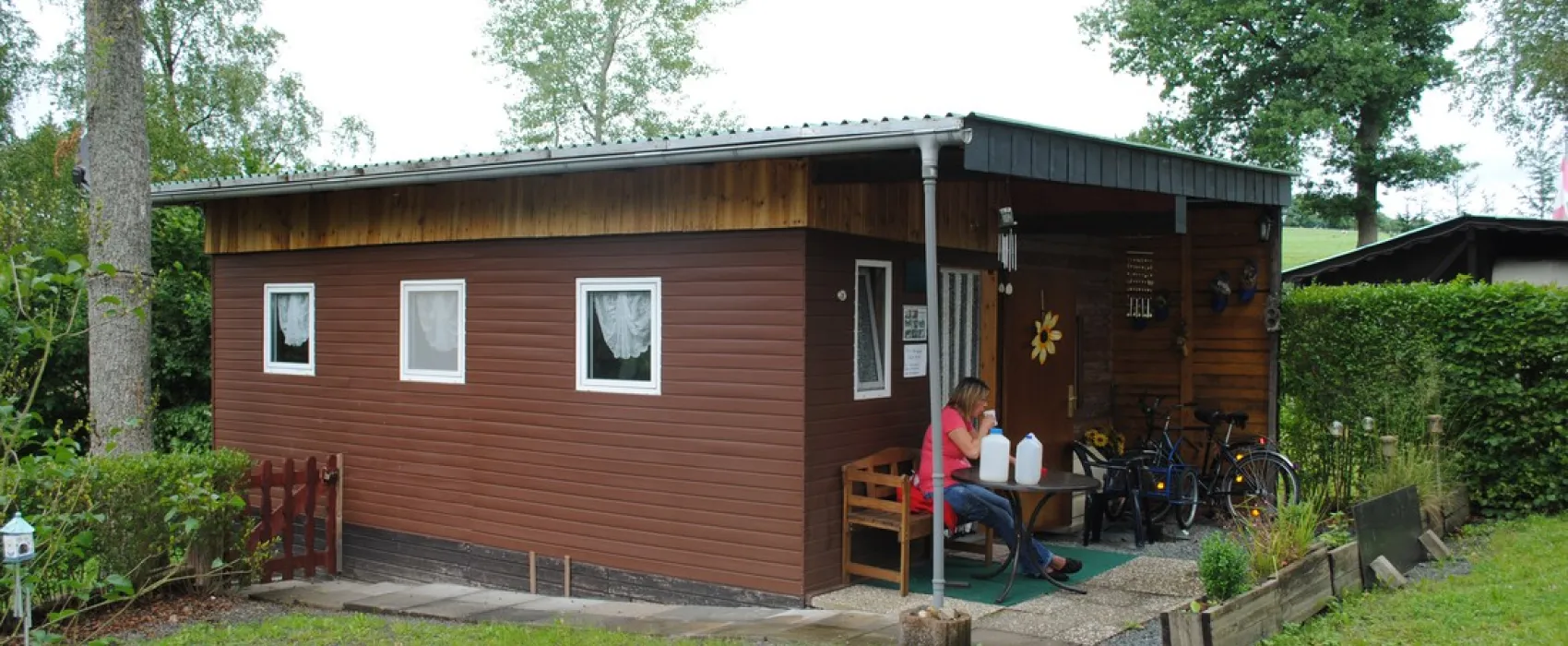 Camping im Eichenwald