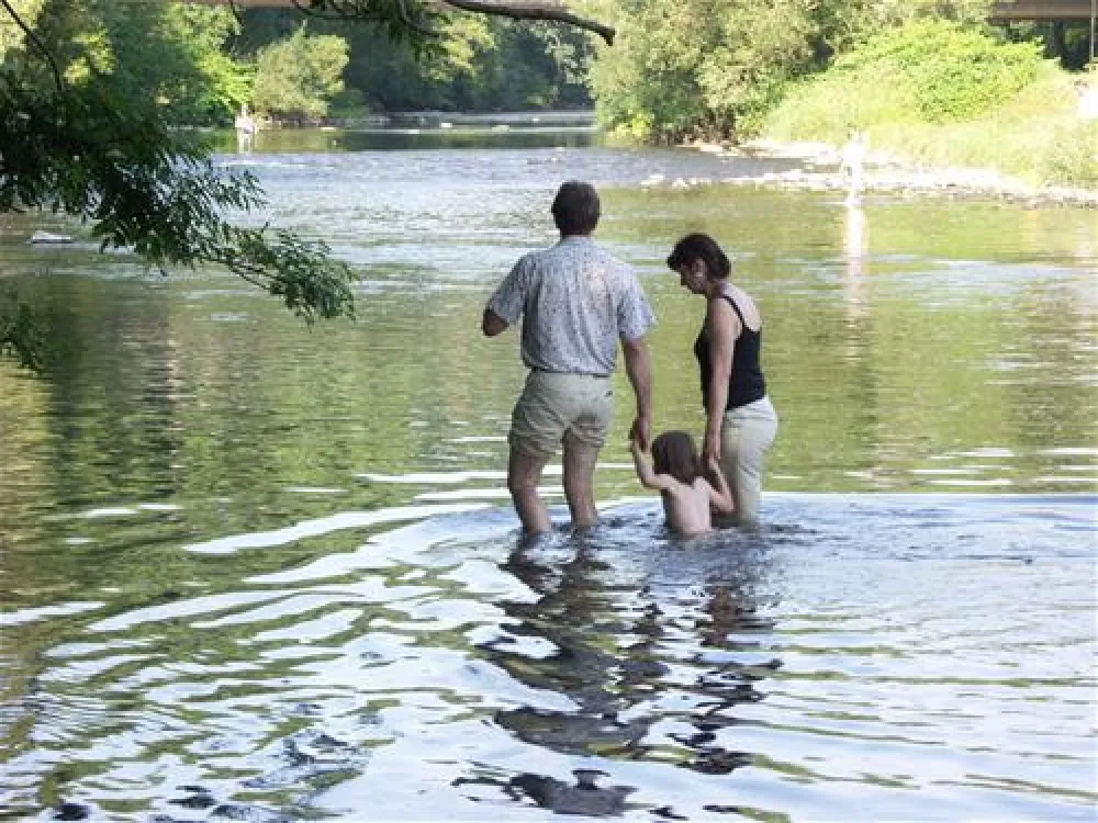 Camping im Eichenwald
