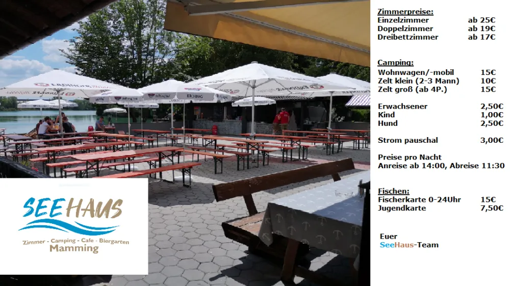 Seehaus Mamming Camping - Biergarten - Cafe & Kiosk