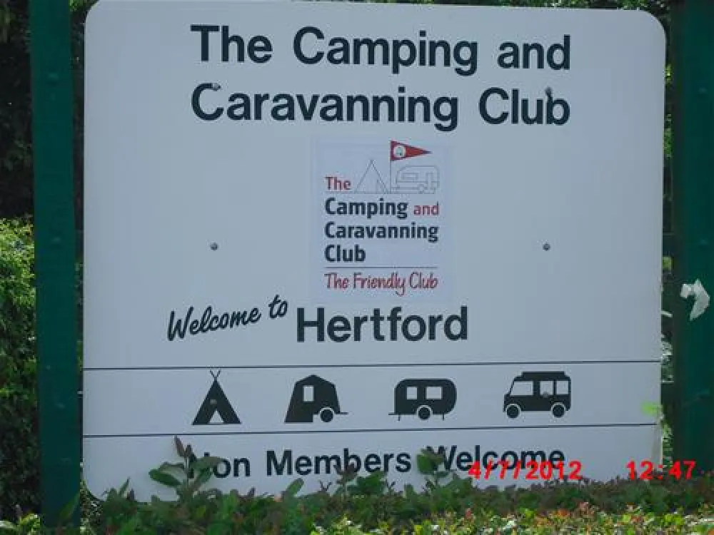 Camping and Caravanning Club Site Hertford
