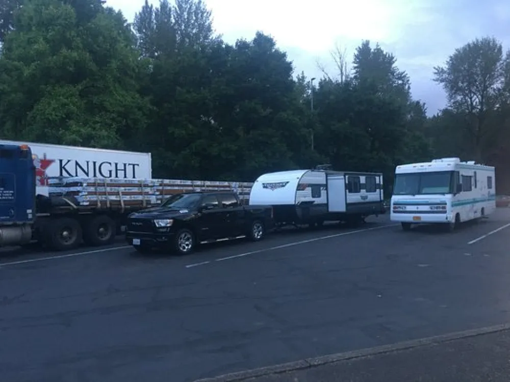 Santiam River Rest Area Southbound