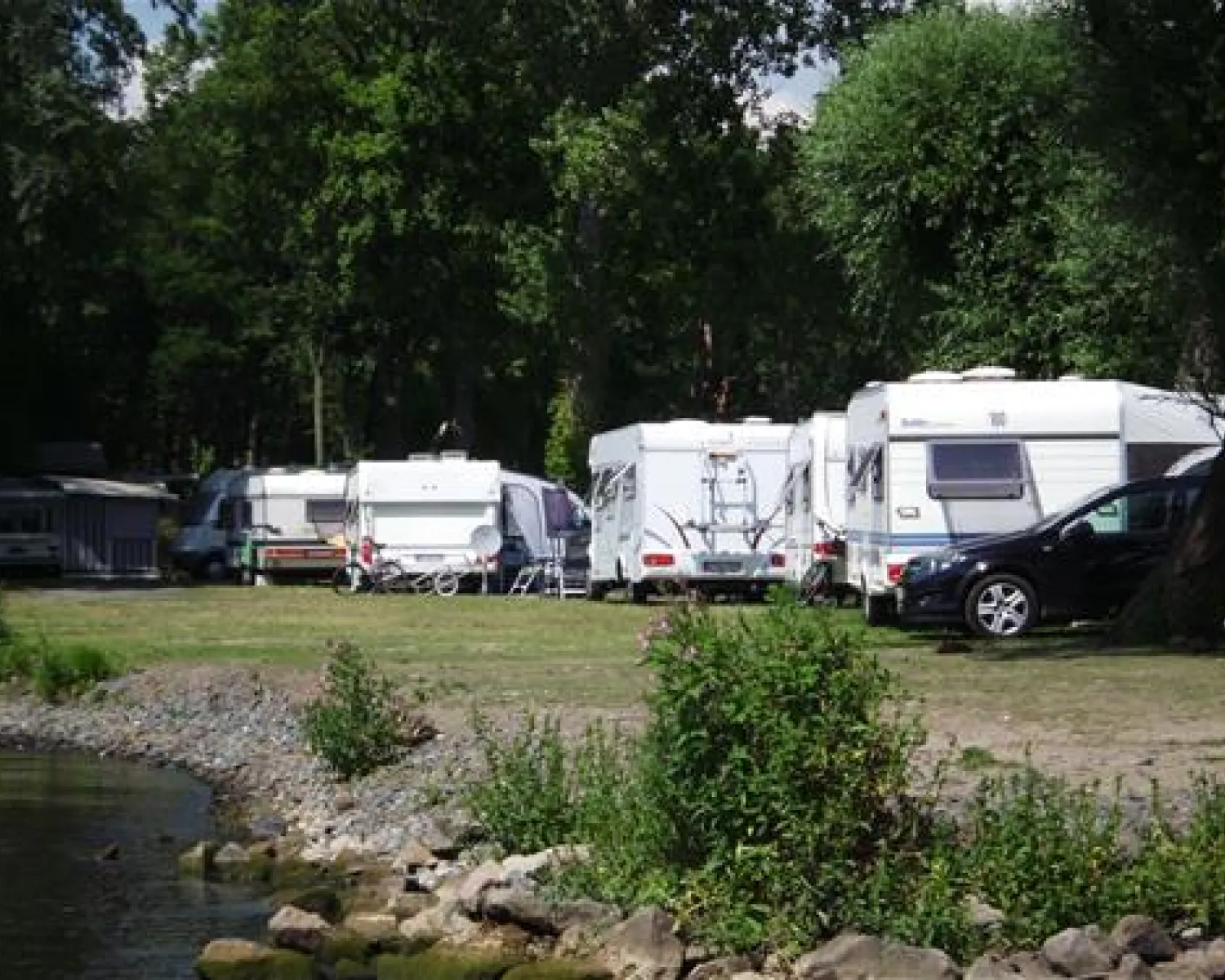 Campingplatz Himmelreich Wentorfinsel in Deutschland - Spottocamp -  Spottocamp