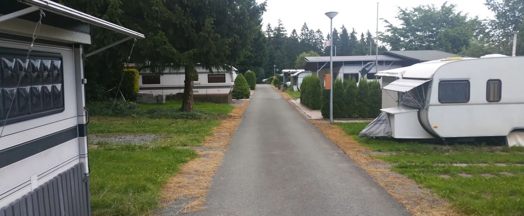 Terrassencamp Wasserfall