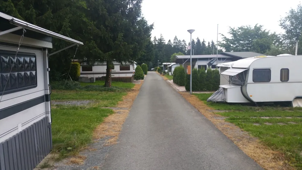 Terrassencamp Wasserfall