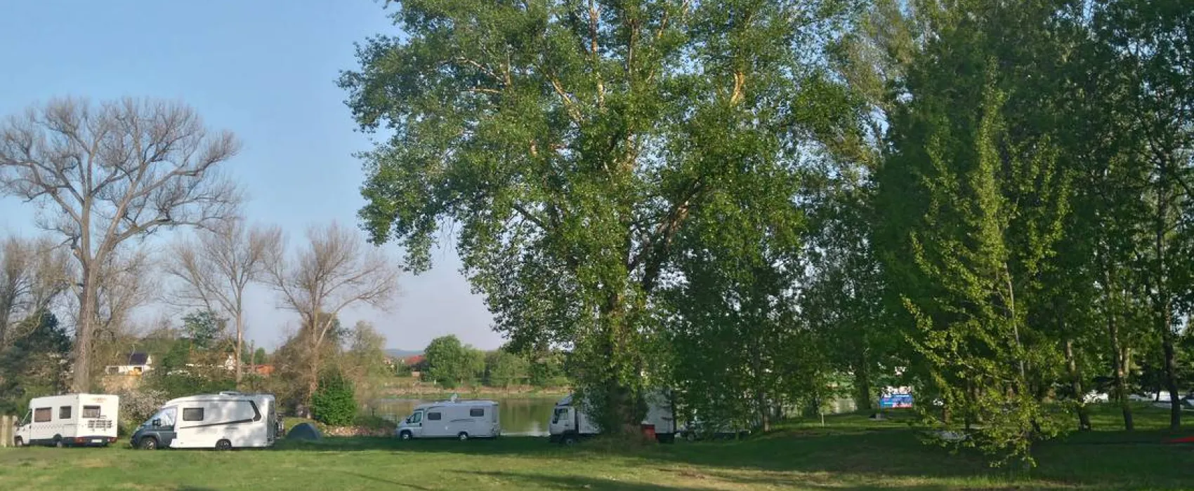 Camping an der Oder
