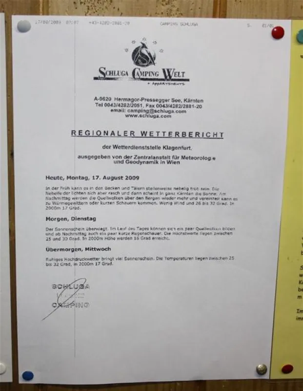 Naturpark Schluga Seecamping