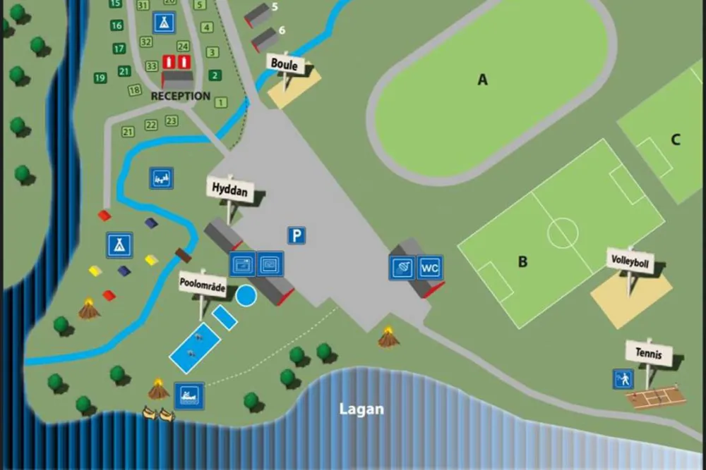 Flammabadets Camping