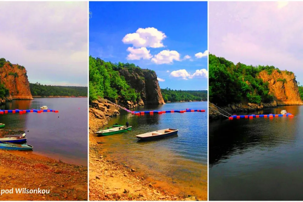 Autokemp Wilsonka na Dalešické přehradě