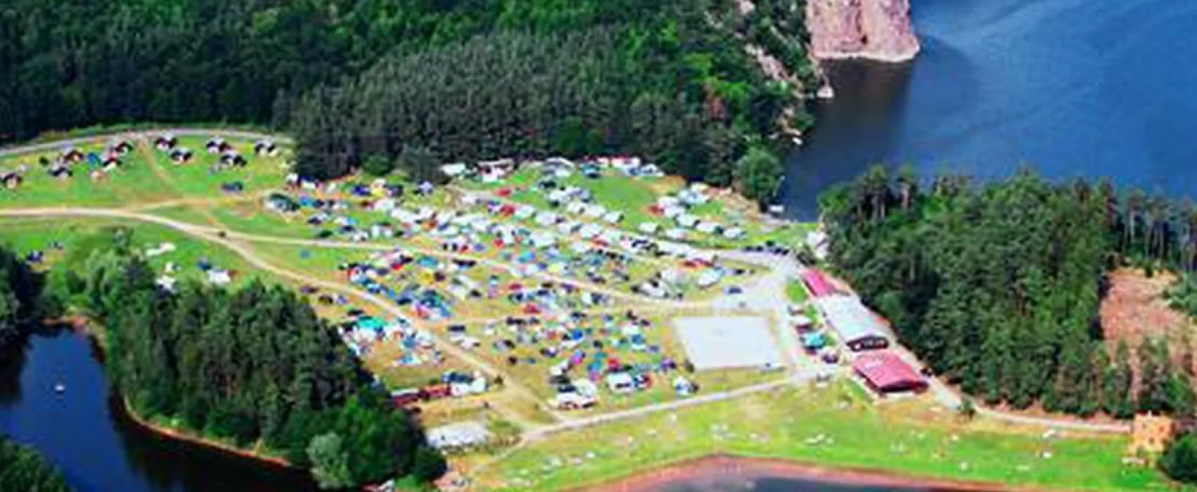 Autokemp Wilsonka na Dalešické přehradě