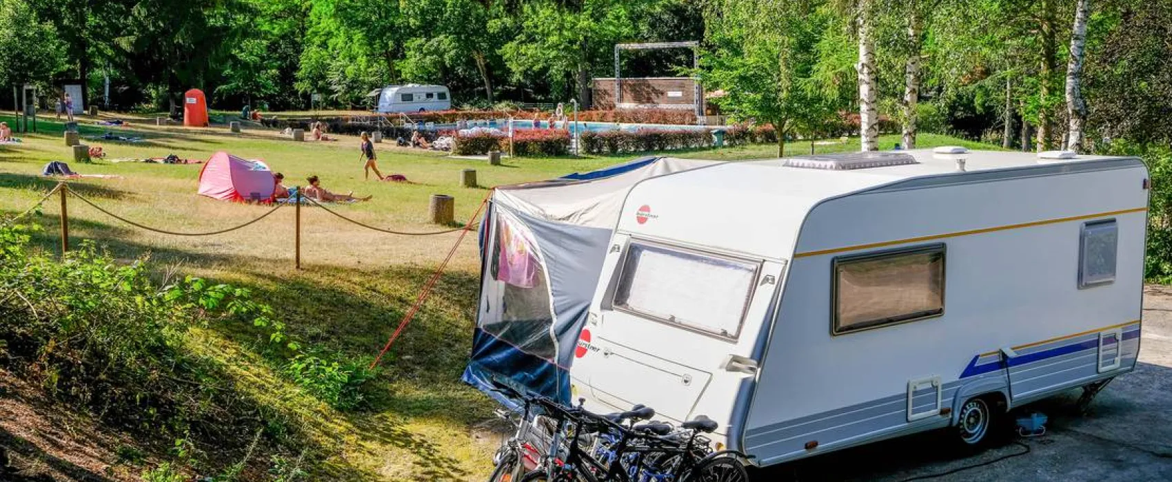Caravan- und Wohnmobilstellplatz am Bilzbad in Radebeul bei Dresden