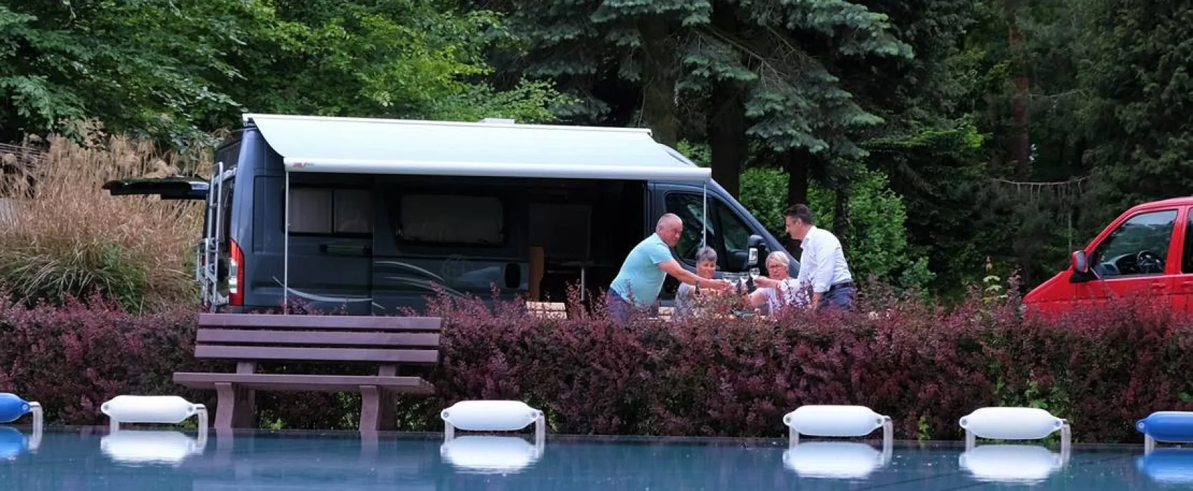 Caravan- und Wohnmobilstellplatz am Bilzbad in Radebeul bei Dresden