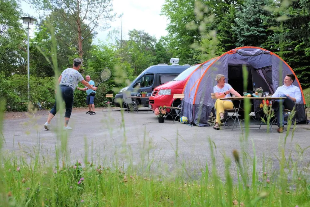 Caravan- und Wohnmobilstellplatz am Bilzbad in Radebeul bei Dresden