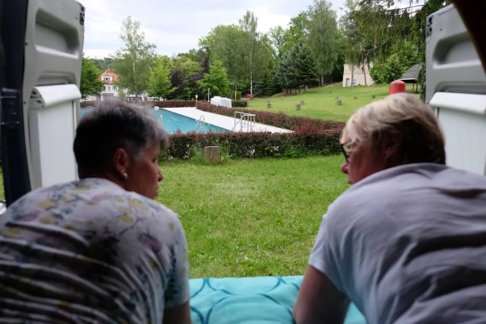 Caravan- und Wohnmobilstellplatz am Bilzbad in Radebeul bei Dresden