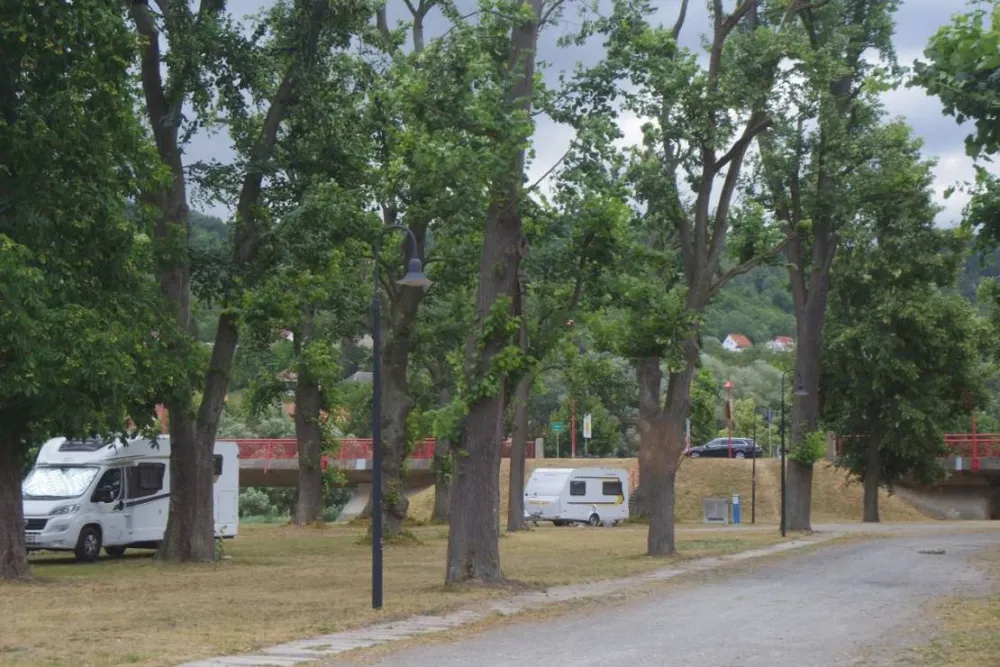 Wohnmobilstellplatz an der Werrabrücke