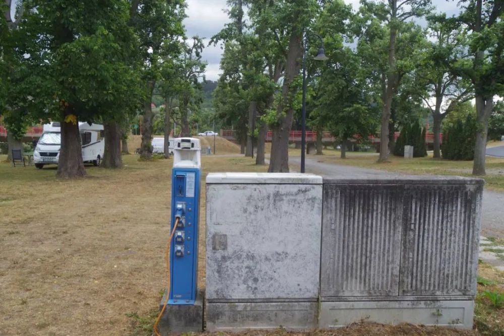 Wohnmobilstellplatz an der Werrabrücke
