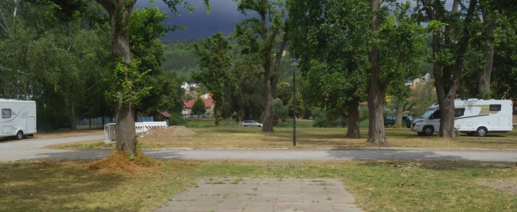 Wohnmobilstellplatz an der Werrabrücke