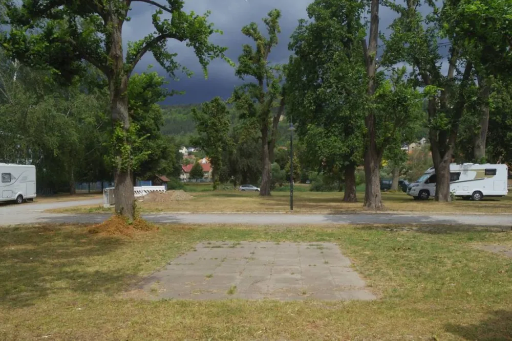 Wohnmobilstellplatz an der Werrabrücke