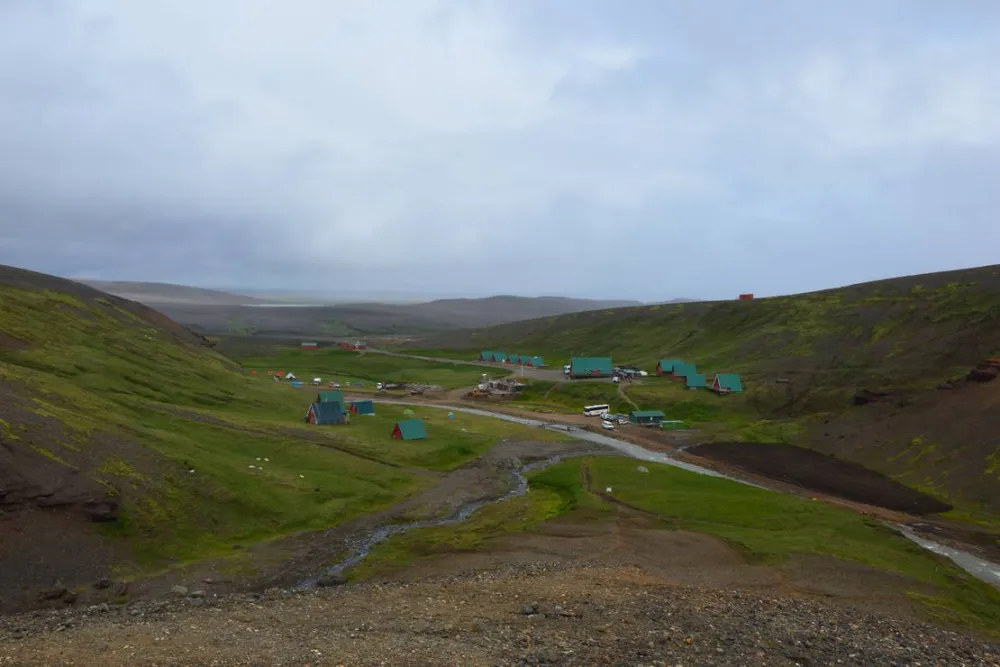 Tjaldsvæðið í Kerlingarfjöllum