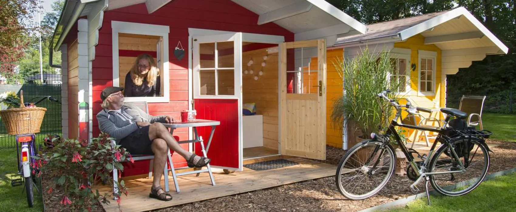 Zeltplatz am Gästehaus Marina-Nord