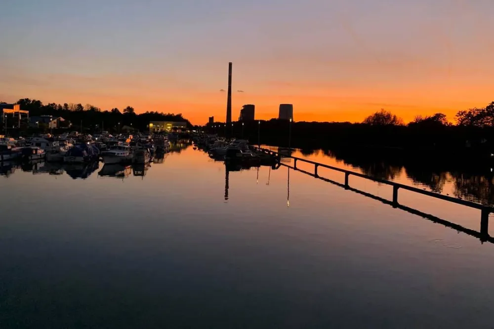 Zeltplatz am Gästehaus Marina-Nord