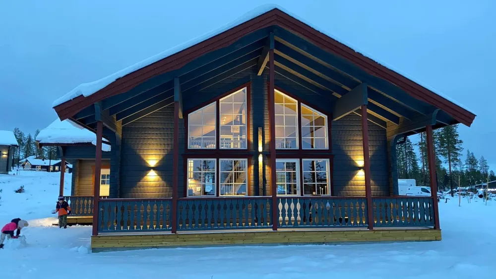 Vinterdröm - Stuga i fjällen