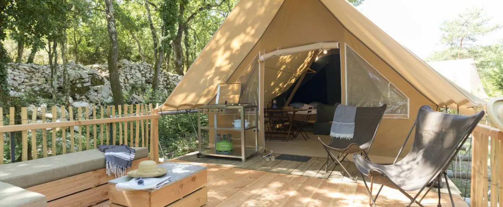 Village Huttopia Sud Ardèche