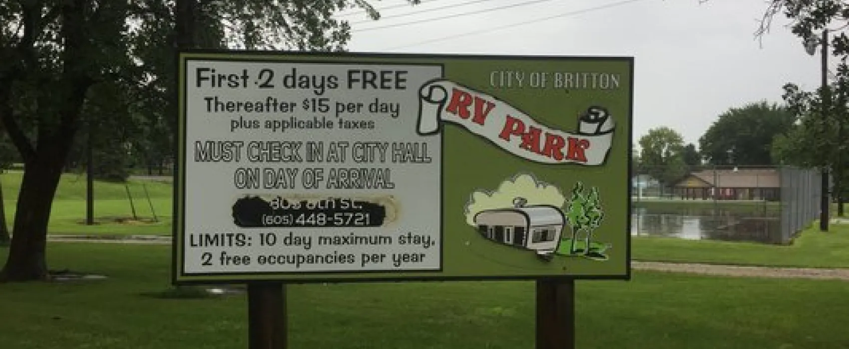 City of Britton RV Park
