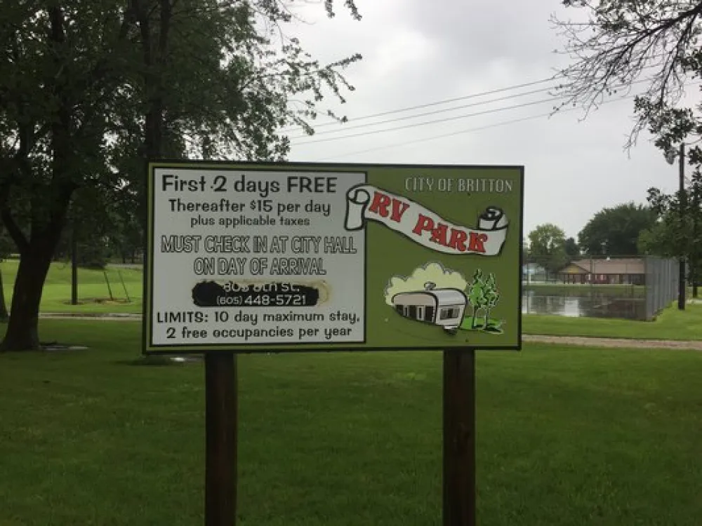 City of Britton RV Park