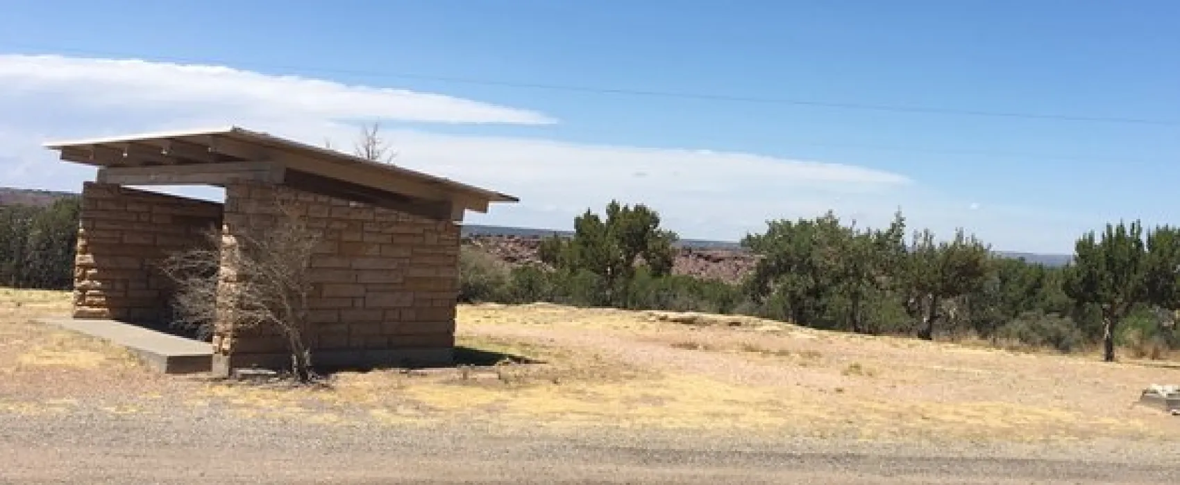 Pajarito Rest Area Westbound