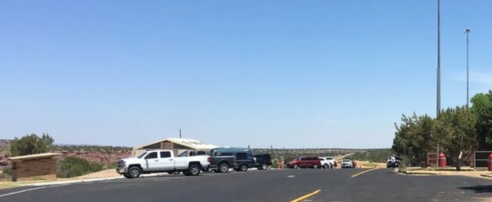 Pajarito Rest Area Westbound