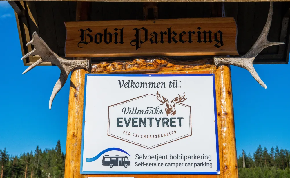 Villmarkseventyret bobilparkering