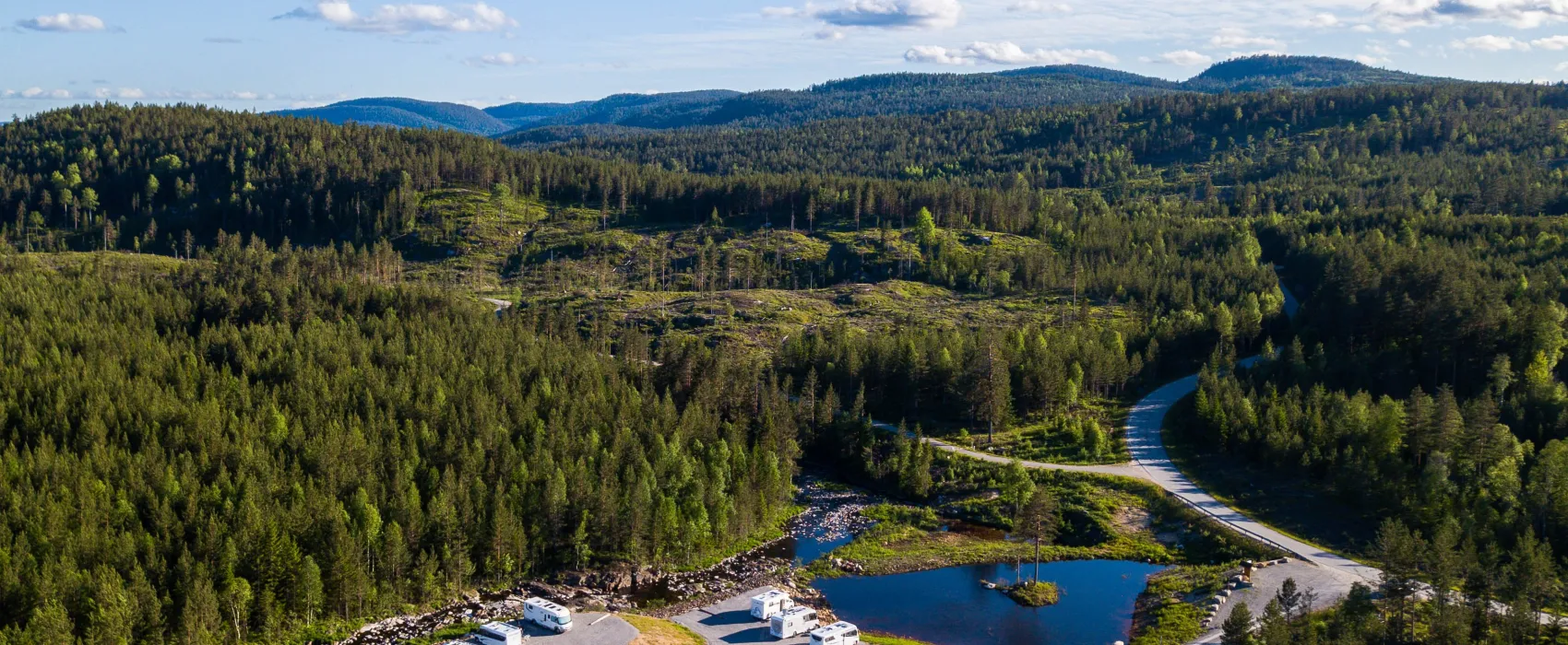 Villmarkseventyret bobilparkering