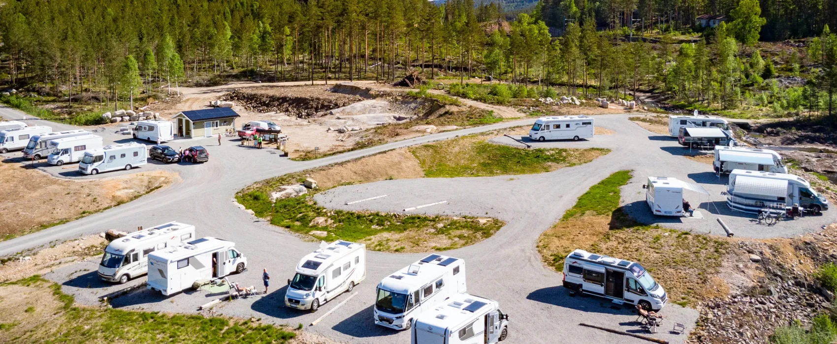 Villmarkseventyret bobilparkering