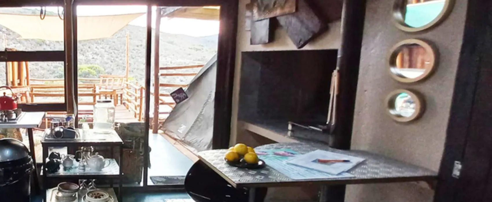 Kleine Windpompie Glamping