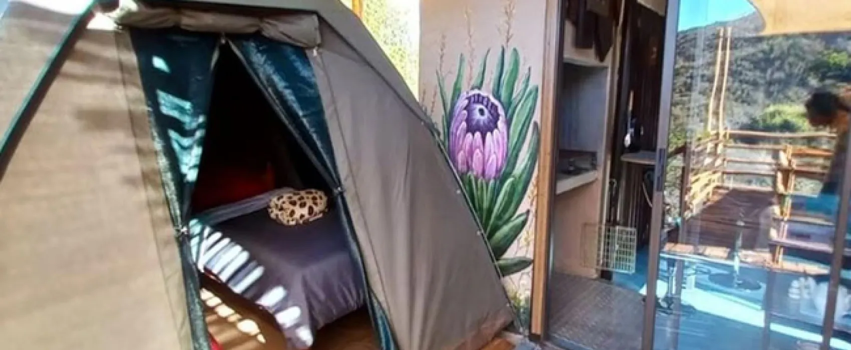 Kleine Windpompie Glamping