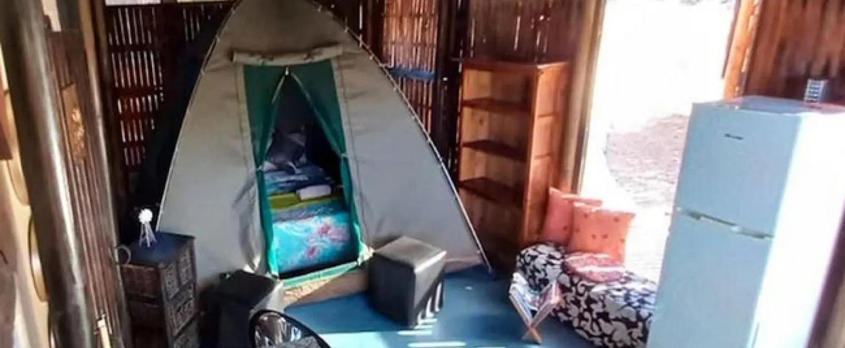 Kleine Windpompie Glamping