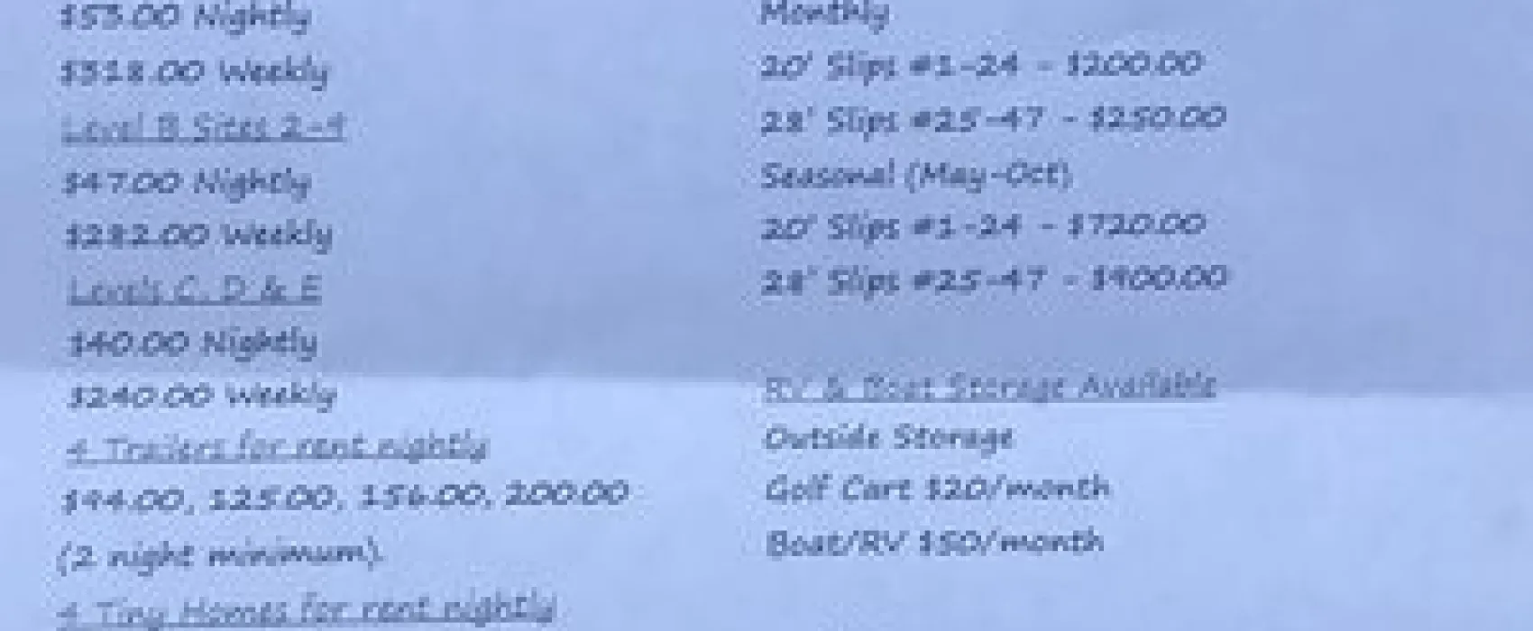 Lake Simtustus RV Park