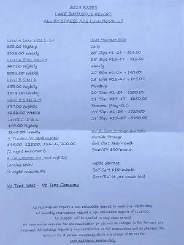 Lake Simtustus RV Park